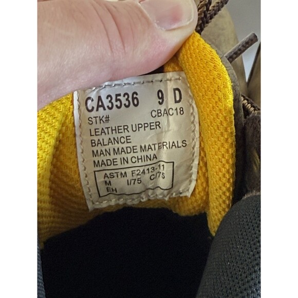 Carolina Waterproof Non Metallic Toe Work Boots CA3536 Men's Brown Size 9 D - Picture 13 of 13